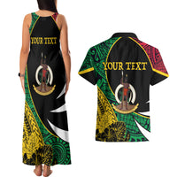 Vanuatu Independence Day Yumi 44 Couples Matching Tank Maxi Dress and Hawaiian Shirt
