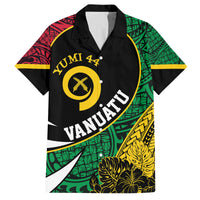 Vanuatu Independence Day Yumi 44 Family Matching Puletasi and Hawaiian Shirt
