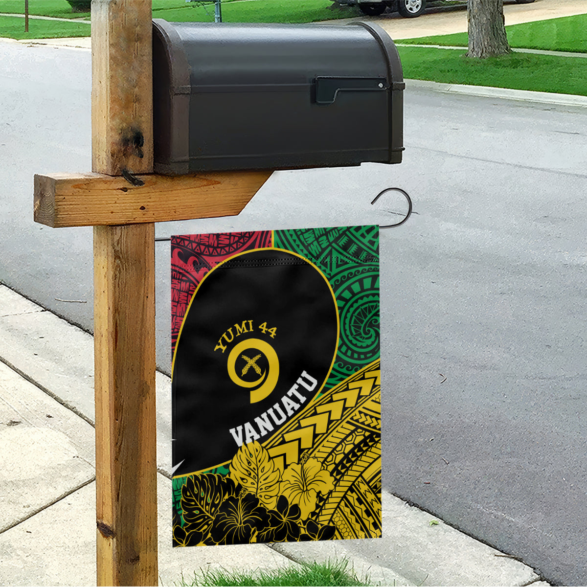 Vanuatu Independence Day Yumi 44 Garden Flag