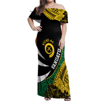 Vanuatu Independence Day Yumi 44 Off Shoulder Maxi Dress
