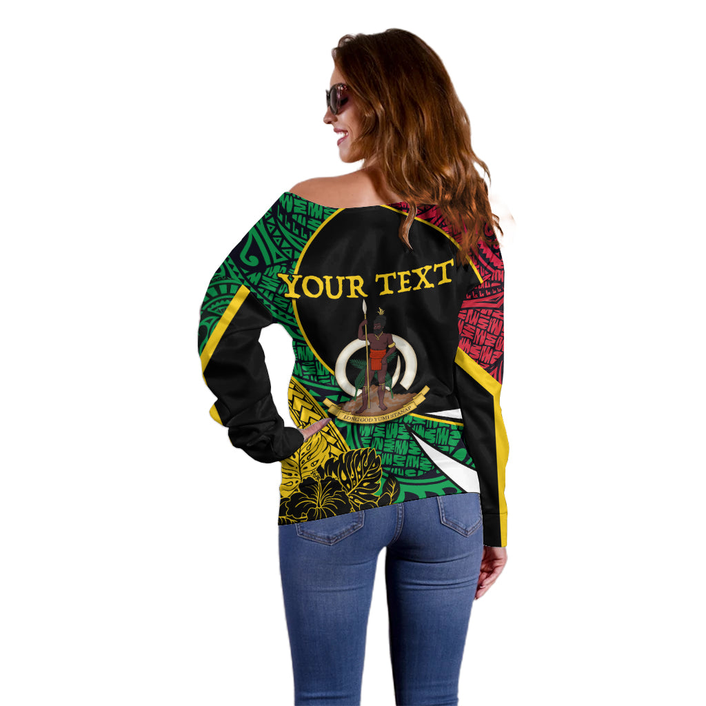 Vanuatu Independence Day Yumi 44 Off Shoulder Sweater