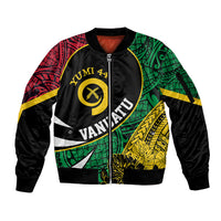 Vanuatu Independence Day Yumi 44 Sleeve Zip Bomber Jacket