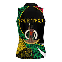 Vanuatu Independence Day Yumi 44 Women Sleeveless Polo Shirt