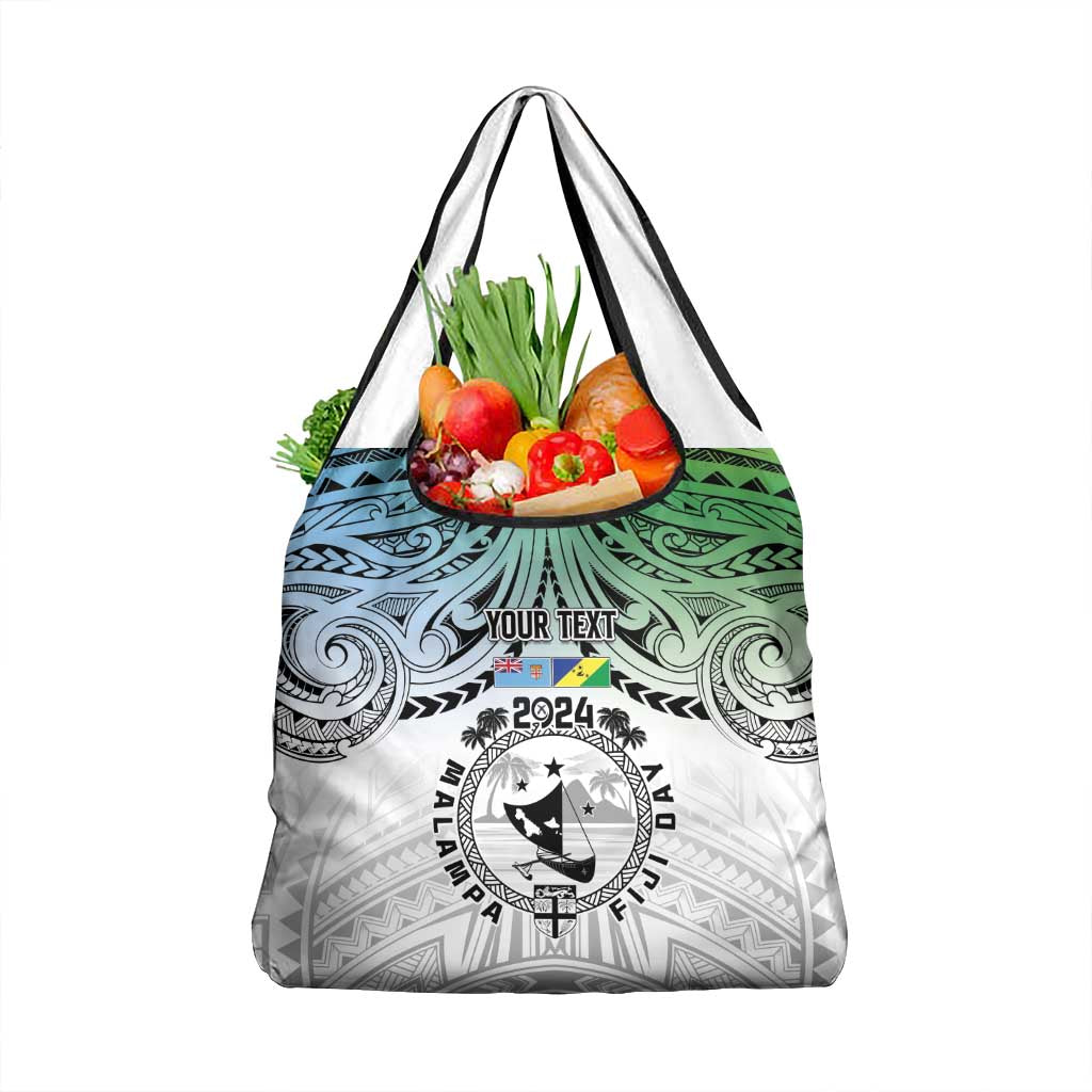 Malampa Fiji Day Grocery Bag Gradient Style