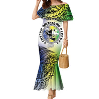 Malampa Day Mermaid Dress Emblem Gradient Style