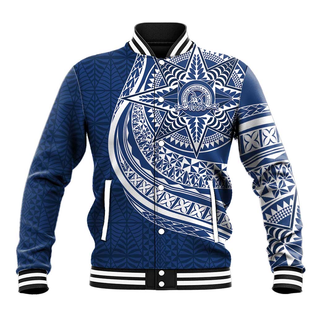 Tonga Queen Salote College Personalized Baseball Jacket Ngatu Tokelaufeletoa Motifs
