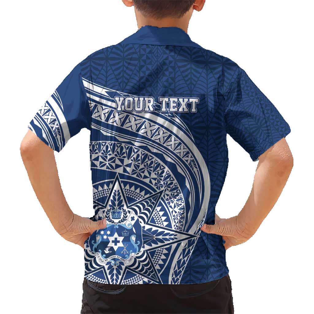 Tonga Queen Salote College Personalized Family Matching Short Sleeve Bodycon Dress and Hawaiian Shirt Ngatu Tokelaufeletoa Motifs LT7 - Polynesian Pride