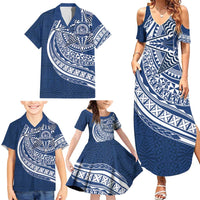 Tonga Queen Salote College Personalized Family Matching Summer Maxi Dress and Hawaiian Shirt Ngatu Tokelaufeletoa Motifs LT7 - Polynesian Pride