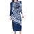 Tonga Queen Salote College Personalized Long Sleeve Bodycon Dress Ngatu Tokelaufeletoa Motifs