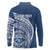 Tonga Queen Salote College Personalized Long Sleeve Polo Shirt Ngatu Tokelaufeletoa Motifs