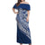 Tonga Queen Salote College Personalized Off Shoulder Maxi Dress Ngatu Tokelaufeletoa Motifs
