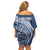 Tonga Queen Salote College Personalized Off Shoulder Short Dress Ngatu Tokelaufeletoa Motifs