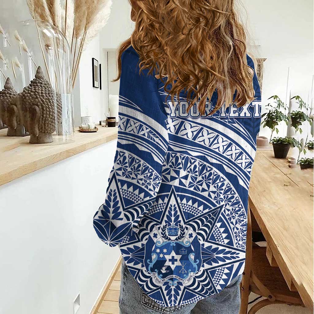 Tonga Queen Salote College Personalized Women Casual Shirt Ngatu Tokelaufeletoa Motifs