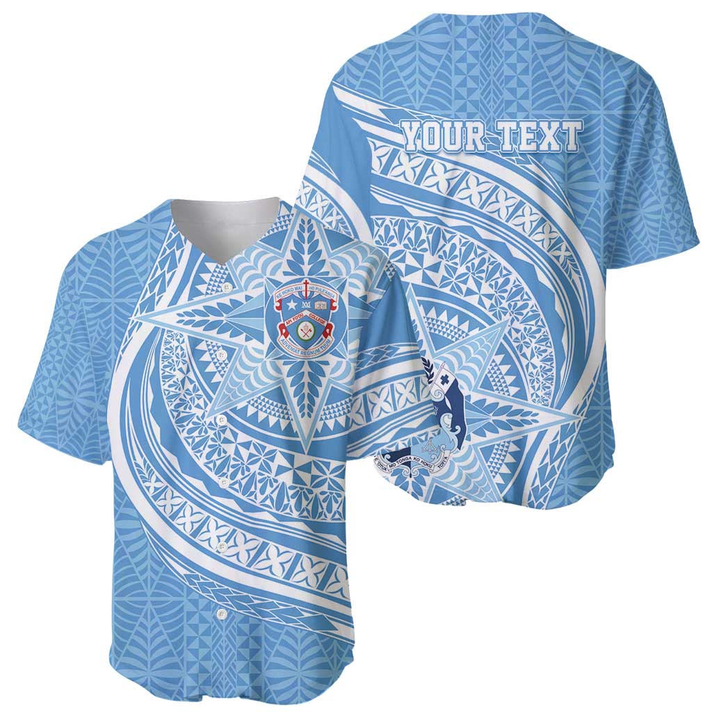 Tonga Apifo'ou Kolisi Personalized Baseball Jersey Ngatu Tokelaufeletoa Motifs