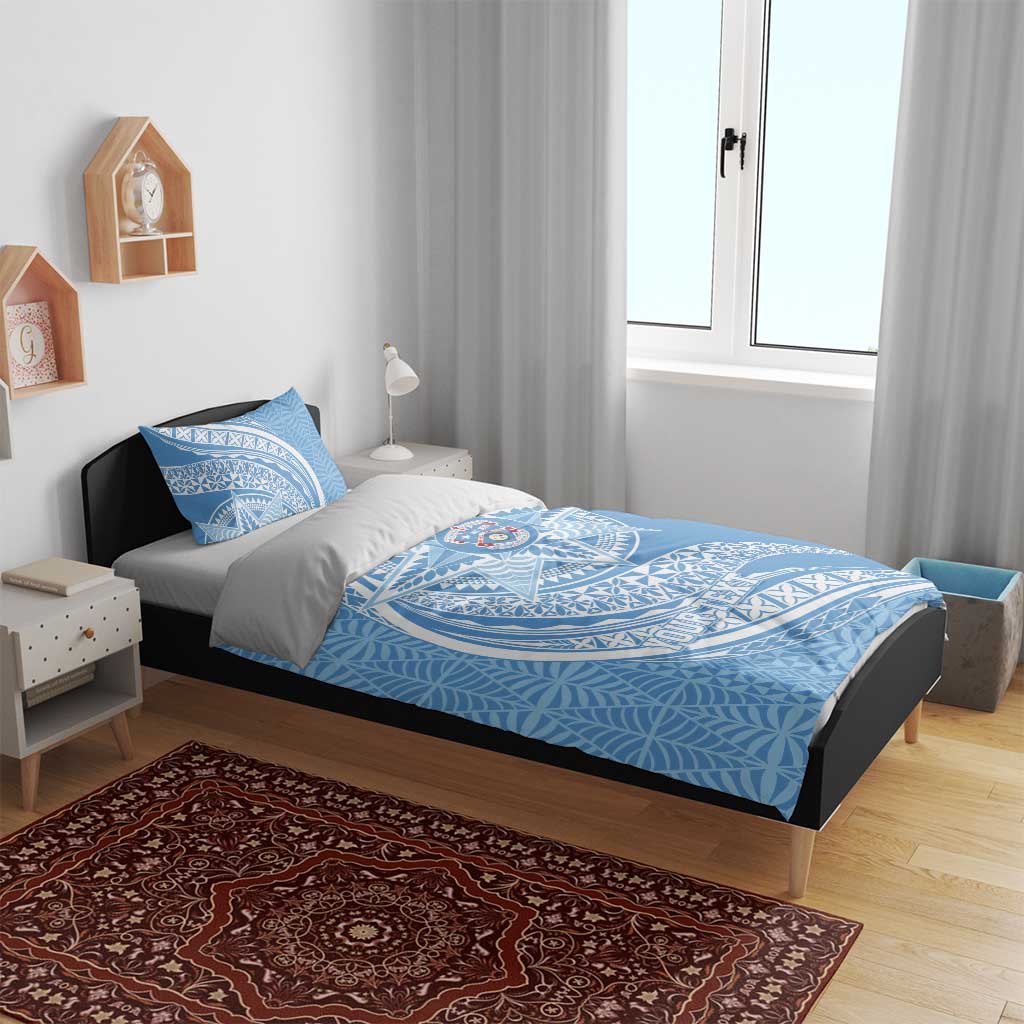 Tonga Apifo'ou Kolisi Personalized Bedding Set Ngatu Tokelaufeletoa Motifs