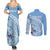 Tonga Apifo'ou Kolisi Personalized Couples Matching Summer Maxi Dress and Long Sleeve Button Shirt Ngatu Tokelaufeletoa Motifs