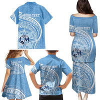 Tonga Apifo'ou Kolisi Personalized Family Matching Puletasi and Hawaiian Shirt Ngatu Tokelaufeletoa Motifs LT7 - Polynesian Pride