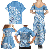 Tonga Apifo'ou Kolisi Personalized Family Matching Summer Maxi Dress and Hawaiian Shirt Ngatu Tokelaufeletoa Motifs LT7 - Polynesian Pride