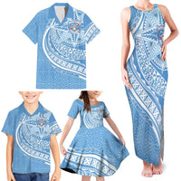 Tonga Apifo'ou Kolisi Personalized Family Matching Tank Maxi Dress and Hawaiian Shirt Ngatu Tokelaufeletoa Motifs LT7 - Polynesian Pride