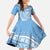 Tonga Apifo'ou Kolisi Personalized Kid Short Sleeve Dress Ngatu Tokelaufeletoa Motifs