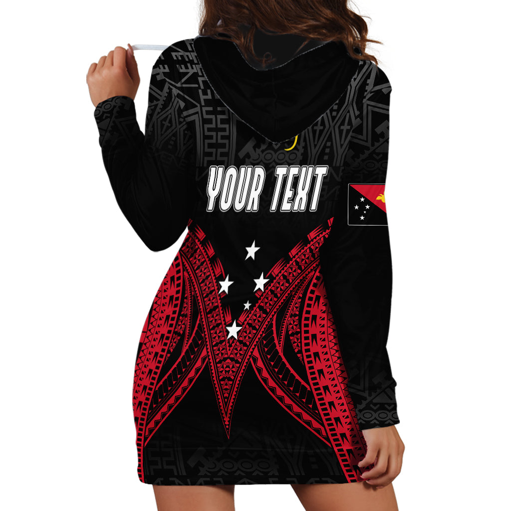 Personalised PNG Hoodie Dress Papua Motuan Mirror Style LT7 - Polynesian Pride