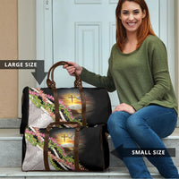 Hawaii Mokihana Mix Pikake Leis Mahalo 'Olelo Travel Bag Black LT7 - Polynesian Pride