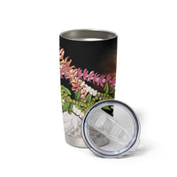 Hawaii Mokihana Mix Pikake Leis Mahalo 'Olelo Tumbler Cup Black