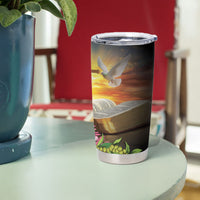Hawaii Mokihana Mix Pikake Leis Mahalo 'Olelo Tumbler Cup Black