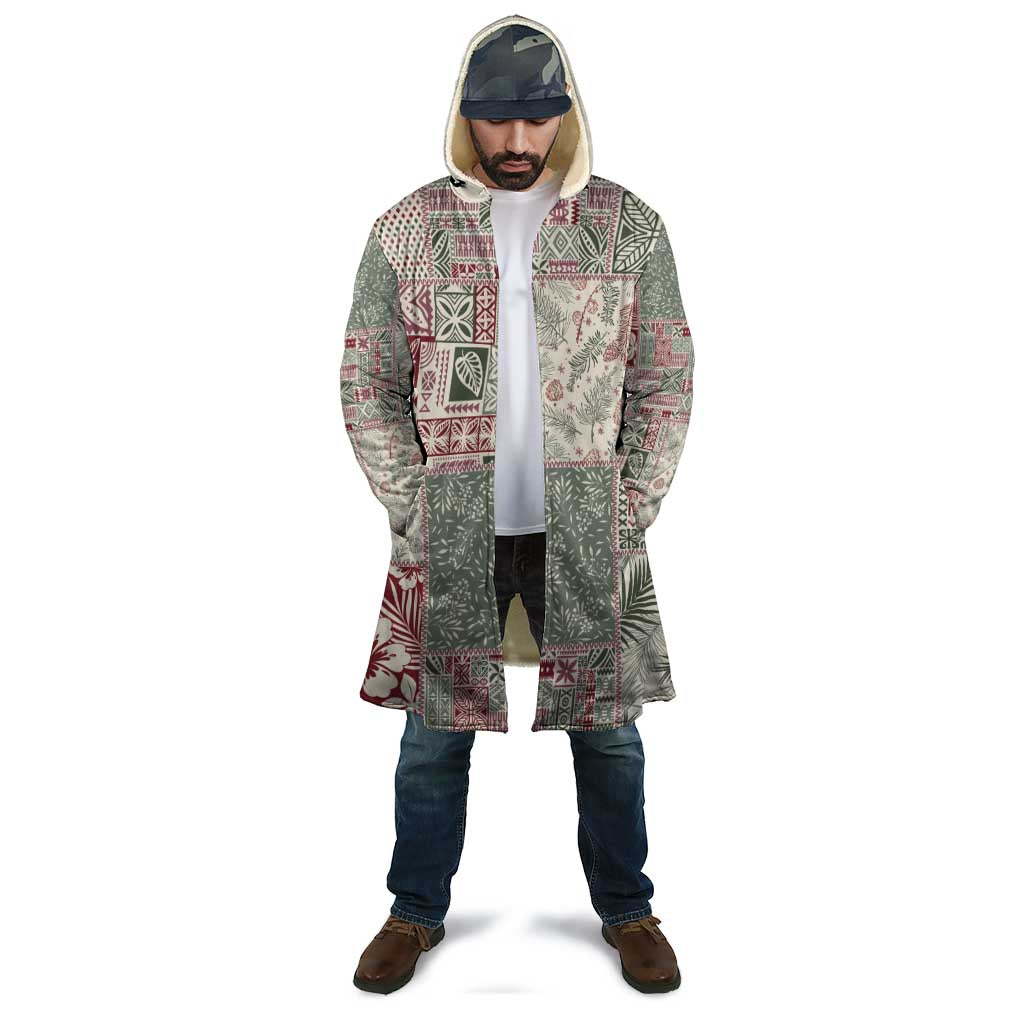 Aloha Hawaii Pastel Christmas Patchwork Cloak Classic Style - Polynesian Pride