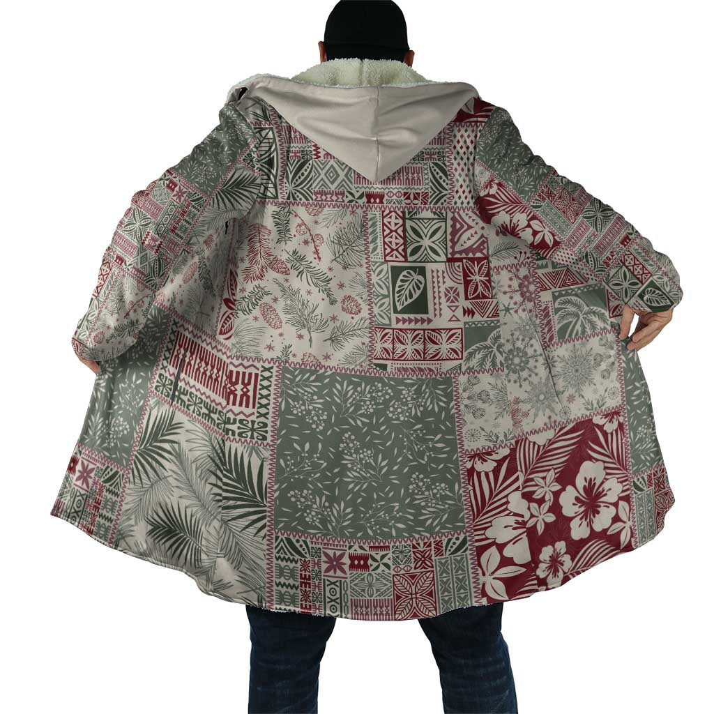 Aloha Hawaii Pastel Christmas Patchwork Cloak Classic Style - Polynesian Pride