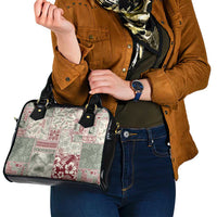 Aloha Hawaii Pastel Christmas Patchwork Shoulder Handbag Classic Style - Polynesian Pride