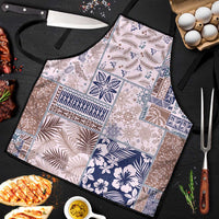 Aloha Hawaii Pastel Christmas Patchwork Apron Rustic Style - Polynesian Pride