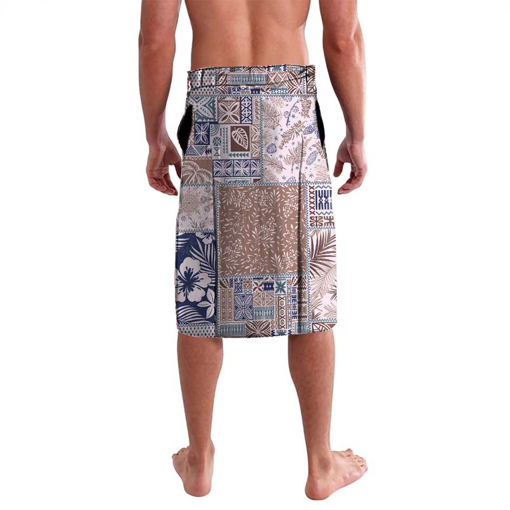 Aloha Hawaii Pastel Christmas Patchwork Lavalava Rustic Style - Polynesian Pride