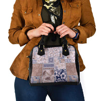Aloha Hawaii Pastel Christmas Patchwork Shoulder Handbag Rustic Style - Polynesian Pride