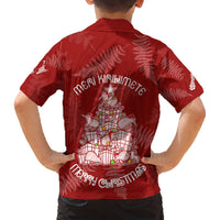 New Zealand Christmas Hawaiian Shirt Silver Fern Mix Kiwi Bird Ver02 LT7 - Polynesian Pride