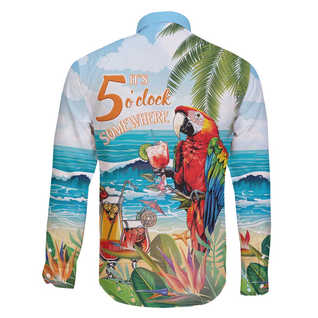 Aloha Hawaii Christmas Family Matching Mermaid Dress and Hawaiian Shirt It's 5 o'clock Somewhere