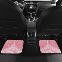 Breast Cancer Awareness Maori Aotearoa Car Mats Manta Ray - Pink Glaze - Polynesian Pride