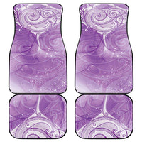 Epilepsy Awareness Maori Aotearoa Car Mats Manta Ray - Purple Glaze - Polynesian Pride