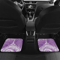 Epilepsy Awareness Maori Aotearoa Car Mats Manta Ray - Purple Glaze - Polynesian Pride