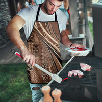 Pasifika Women's Day - Samoa Siapo Malu Tattoo Inspired Apron Brown