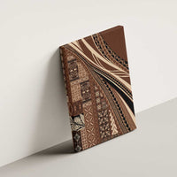 Pasifika Women's Day - Samoa Siapo Malu Tattoo Inspired Canvas Wall Art Brown