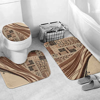 Pasifika Women's Day - Samoa Siapo Malu Tattoo Inspired Bathroom Set Beige