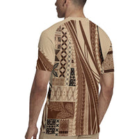 Pasifika Women's Day - Samoa Siapo Malu Tattoo Inspired Rugby Jersey Beige