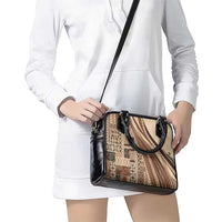 Pasifika Women's Day - Samoa Siapo Malu Tattoo Inspired Shoulder Handbag Beige