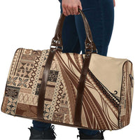 Pasifika Women's Day - Samoa Siapo Malu Tattoo Inspired Travel Bag Beige