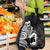 Mother's Day Grocery Bag Polynesia Vintage Hibiscus - Black