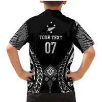 2025 Rugby Championship New Zealand Custom Family Matching Mermaid Dress and Hawaiian Shirt Poutama Motifs LT7 - Polynesian Pride