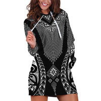 2025 Rugby Championship New Zealand Custom Hoodie Dress Poutama Motifs LT7 Black - Polynesian Pride