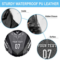 2025 Rugby Championship New Zealand Custom Spare Tire Cover Poutama Motifs - Polynesian Pride