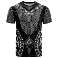 2025 Rugby Championship New Zealand Custom T Shirt Poutama Motifs - Polynesian Pride